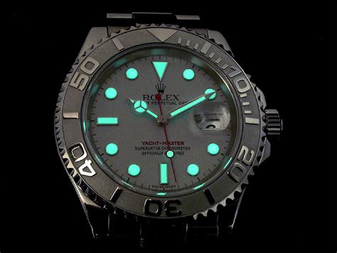 rolex yacht master glow in the dark|why does my Rolex watch glow.